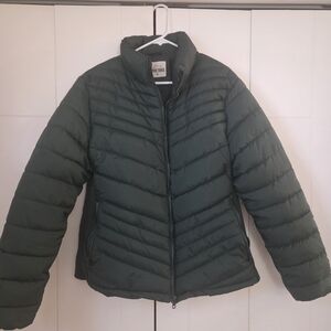Dark Green Puffer Jacket